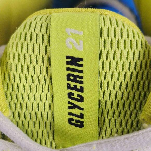 Brooks Glycerin 21 Men’s Running Sneakers Shoes Size 10 D Medium Yellow - Picture 9 of 13